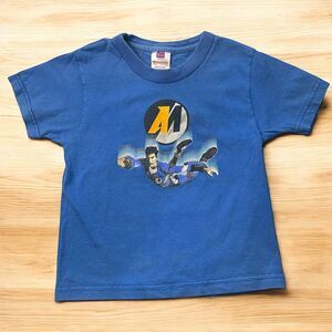 Rare Vintage Underoos Graphic Action Man Blue T-shirt Size 4 Boys